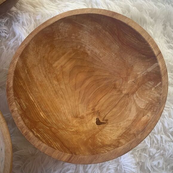 Great Alaskan Bowl Co. Hand Made Large Wood Bowl set of 5 Fairbanks Alaska - Picture 10 of 13